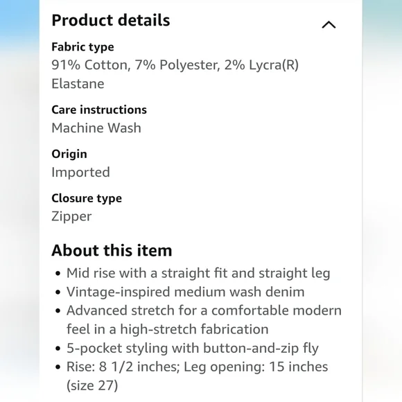 Lucky Brand Women's Black Jeans Sweet Straight Size 6/28 - Picture 5 of 11